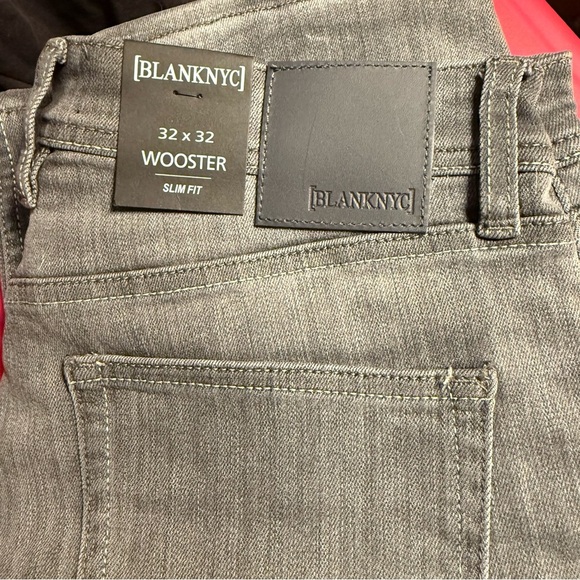NEW (MSRP $98) BLANK NYC Wooster Slim Fit Comfort Stretch Gray Jeans - Sz 32x32 - Picture 5 of 14